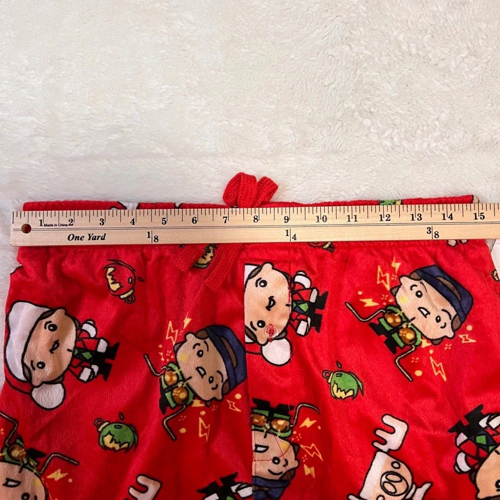 National Lampoons Christmas Vacation Mens Pajama‎ Pants Red Graphic Sleepwear S